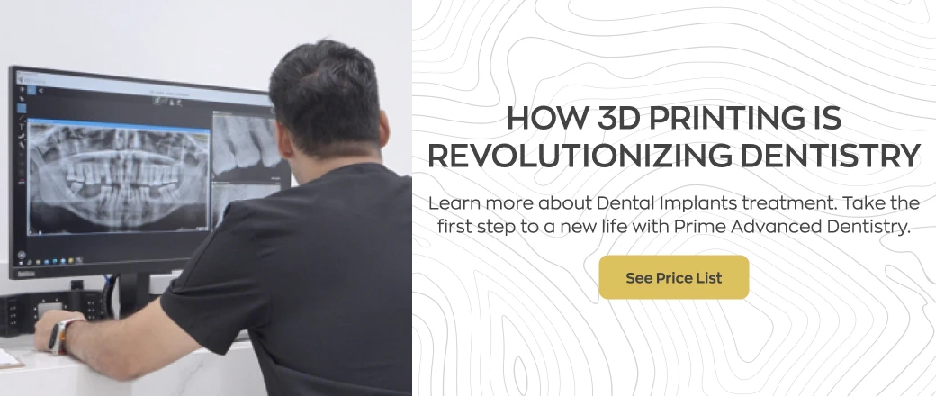 banner 3D printing dentistry